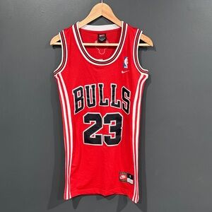 Nike Jordan Red Bulls Jersey Dress Y2K